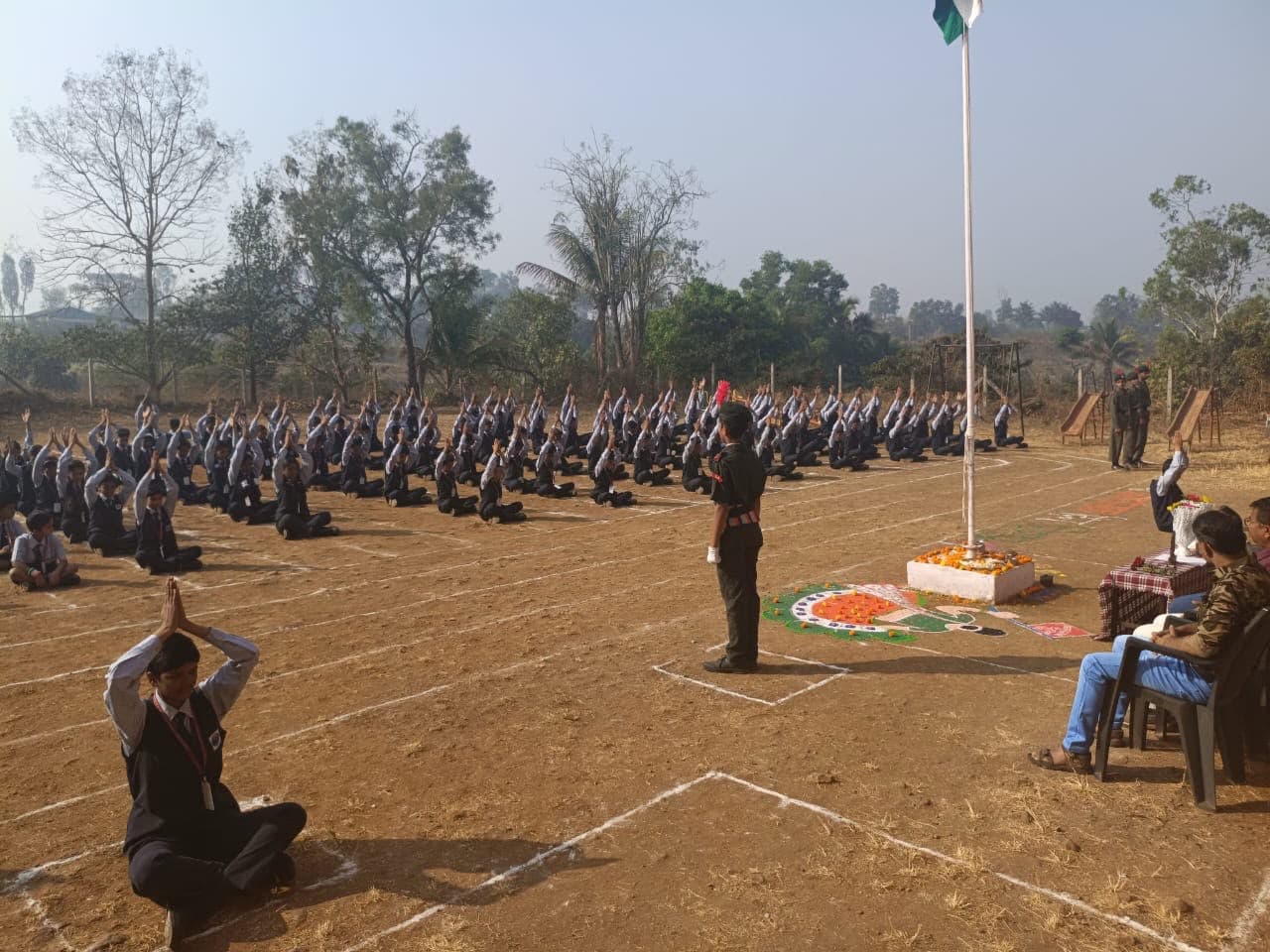 कॅडेट्स शिस्त आणि असेंब्ली